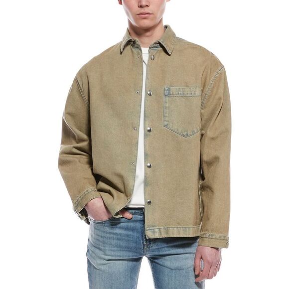 7 For All Mankind Other - 7 For All Mankind Mens Overshirt, Brown